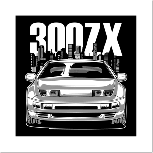 Fairlady 300ZX (White Print) Posters and Art